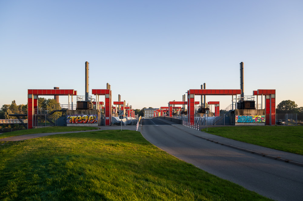 Sturmflut-Sperrwerk Billwerder Bucht